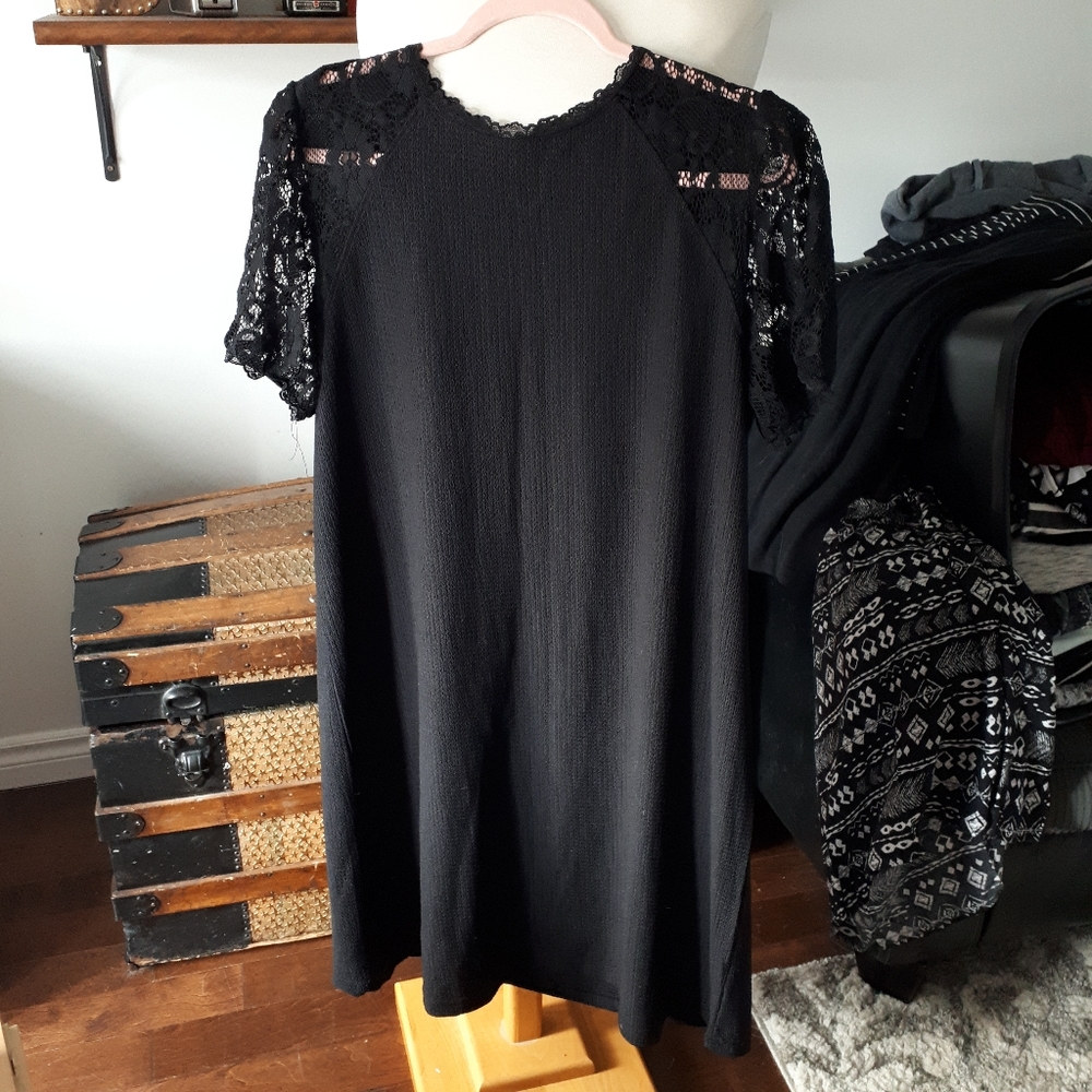 Black dress midi 1x
